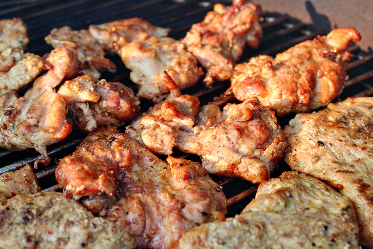 bbq barbecue chicken free photo