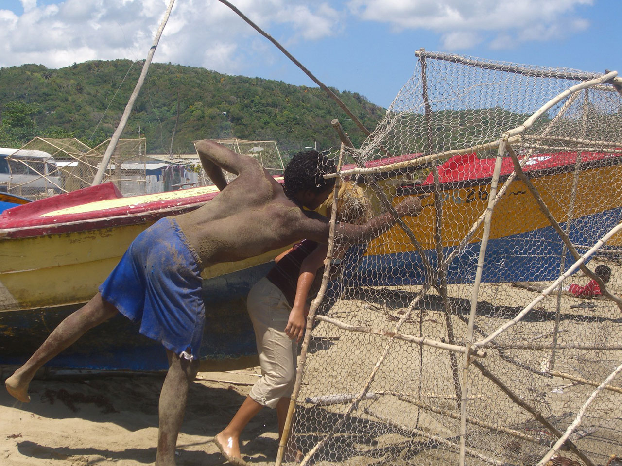 fisherman tropical exotic free photo