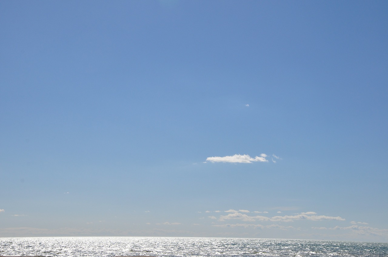 beach sky sea free photo