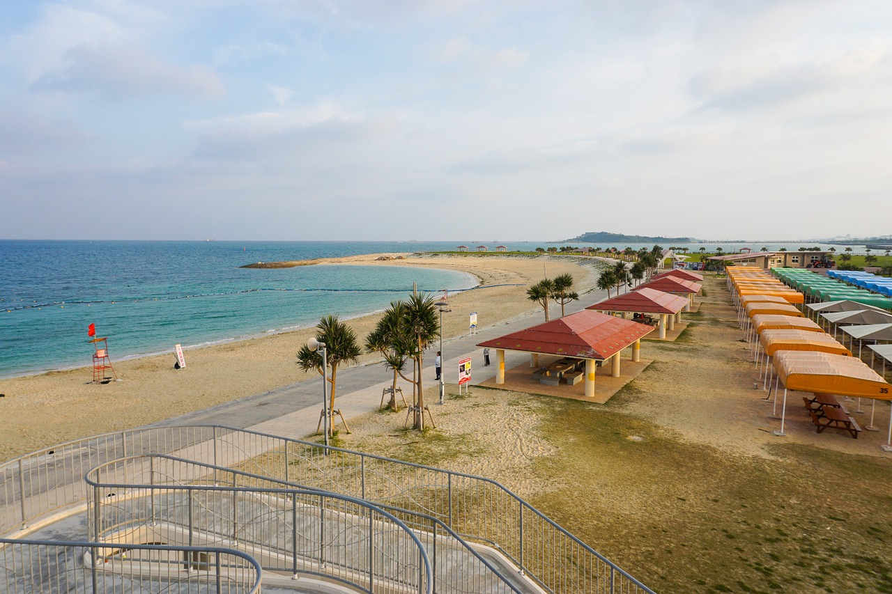 beach japan summer free photo