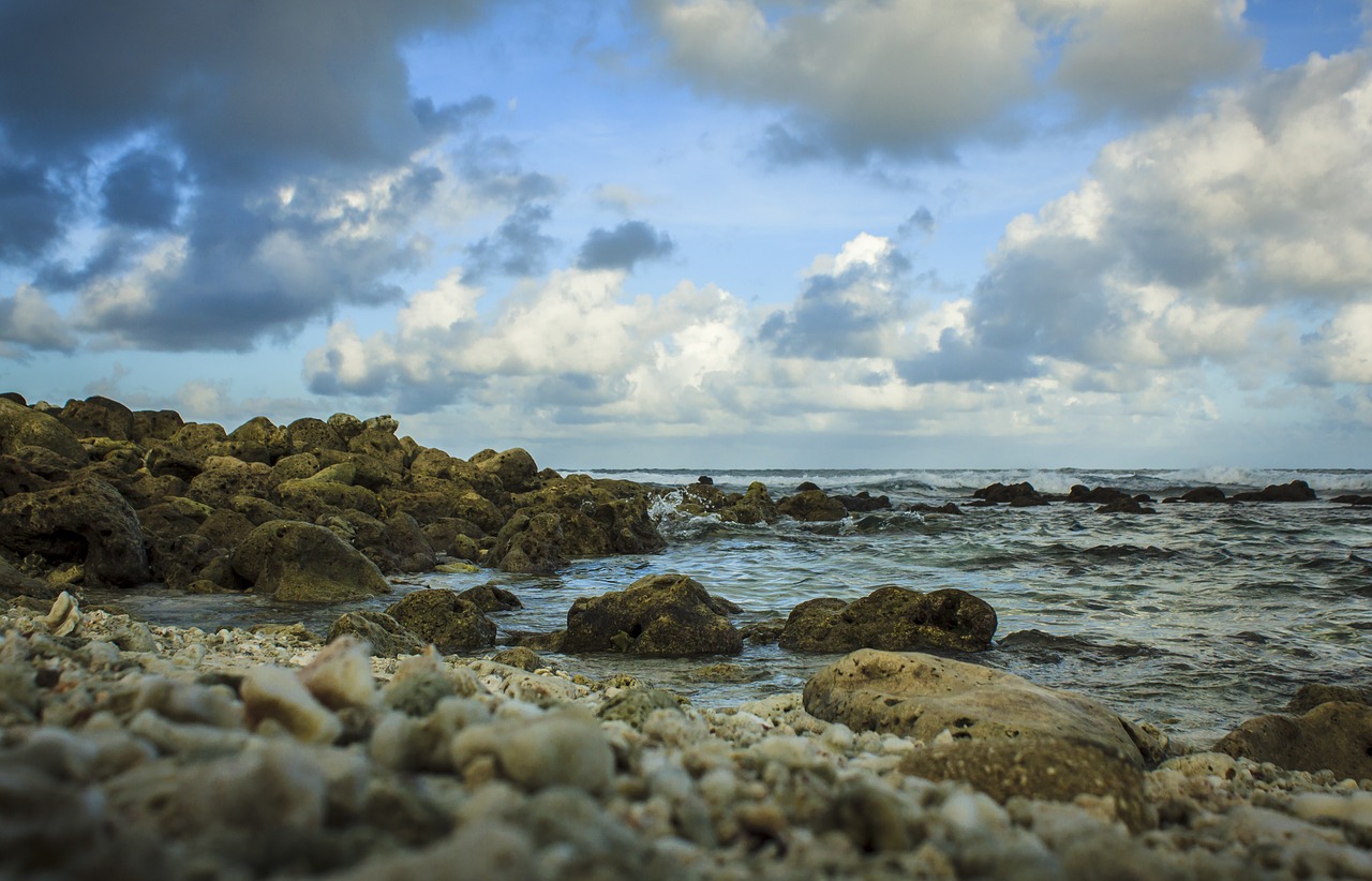 beach maldives rocks free photo