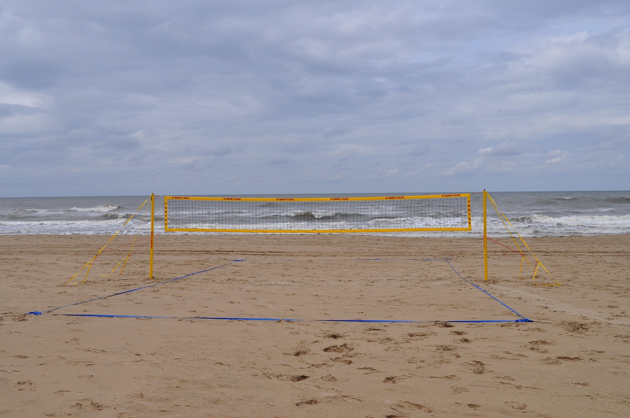 beach beach volleyball sportive free photo
