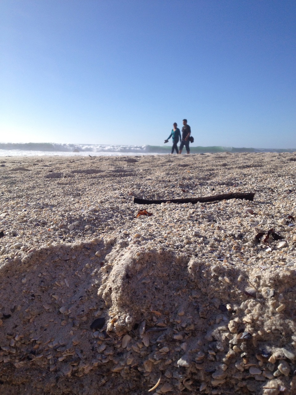 beach sand couple free photo