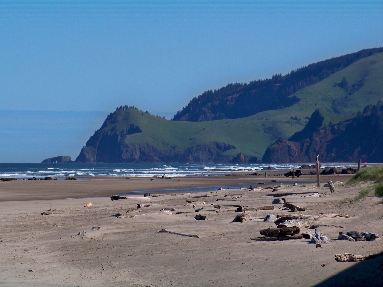 beach sand ocean free photo