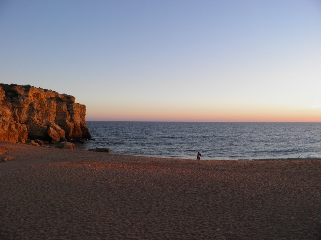 beach algarve deserted free photo