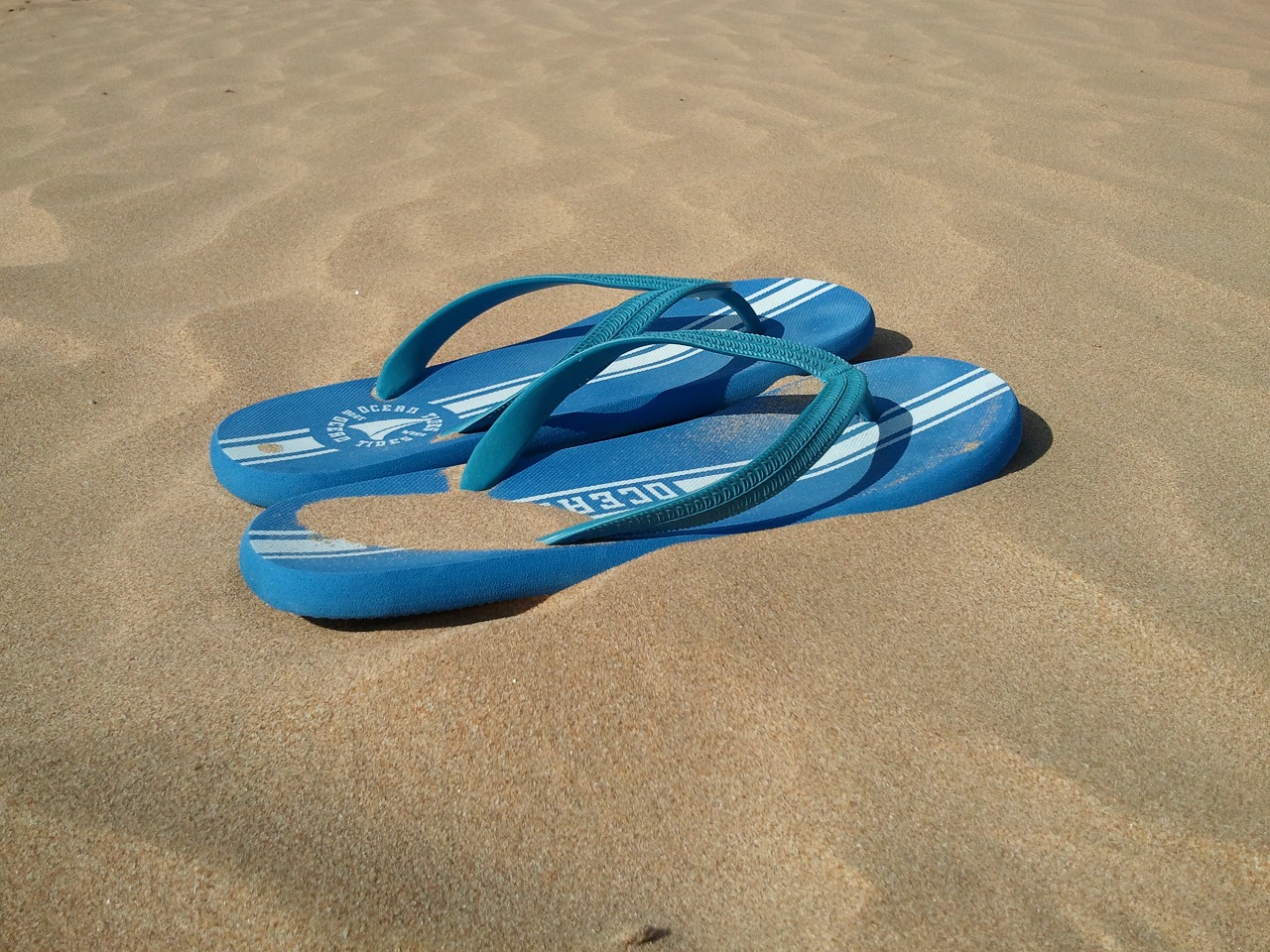 beach slippers holiday free photo