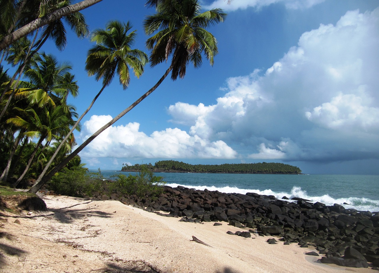 beach islands of salvation guyana free photo