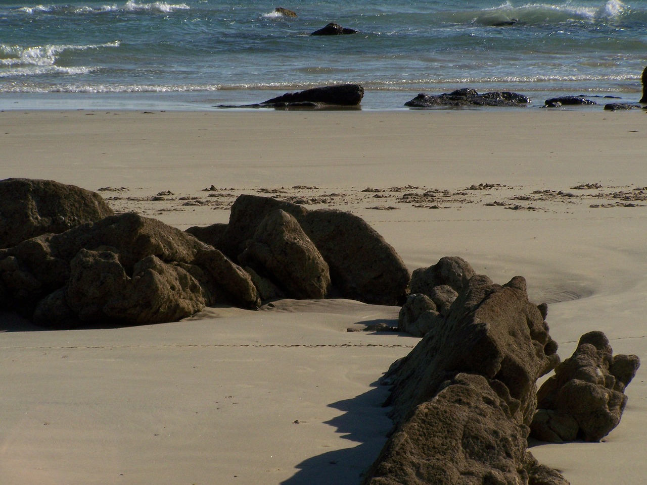 beach rocks costa free photo