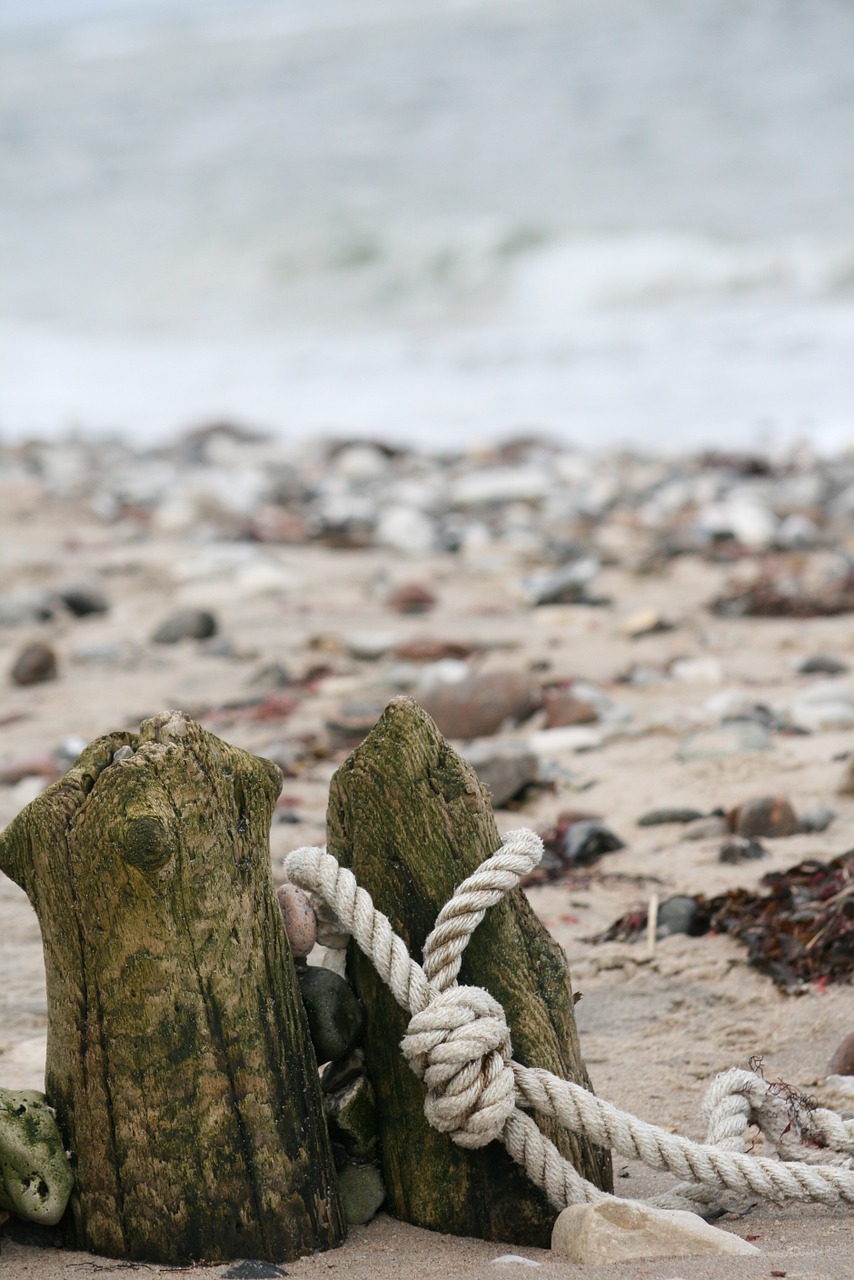 beach sand rope free photo
