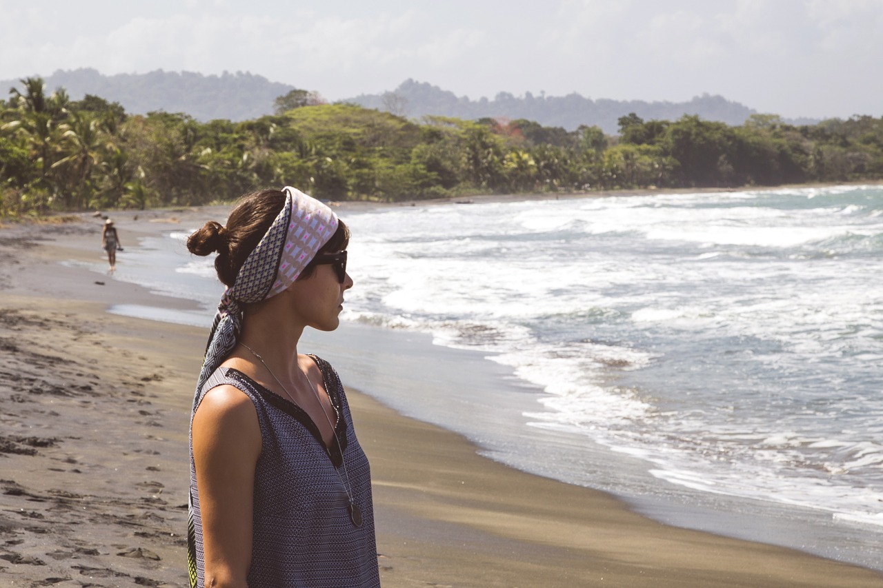 beach woman girl free photo