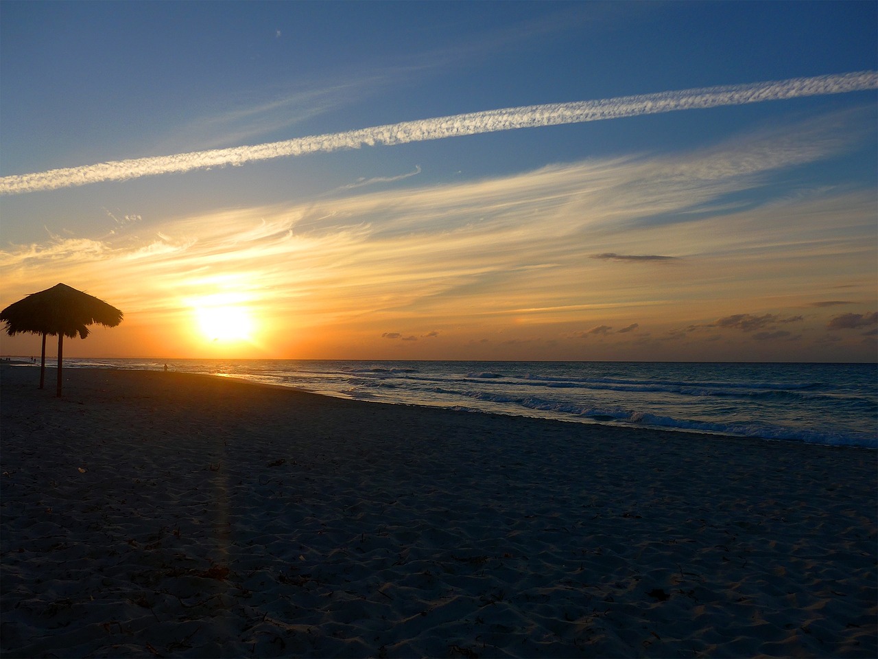 beach sand beach sky free photo