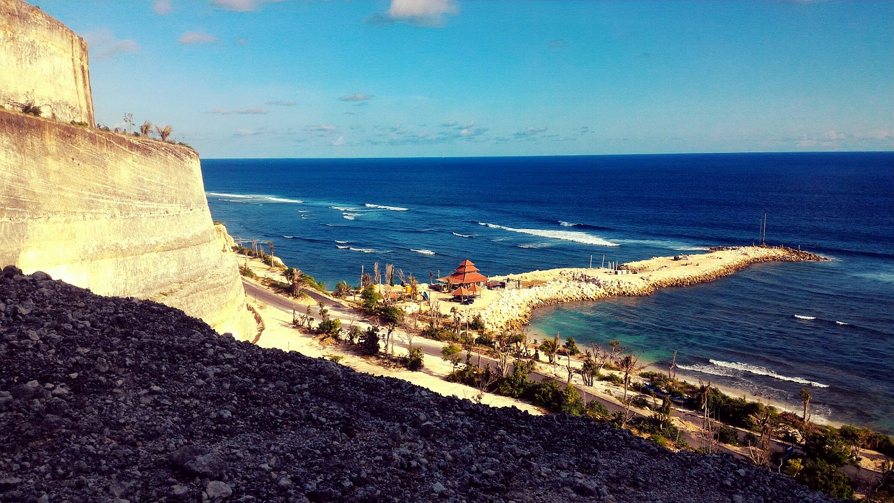 beach melasti bali free photo