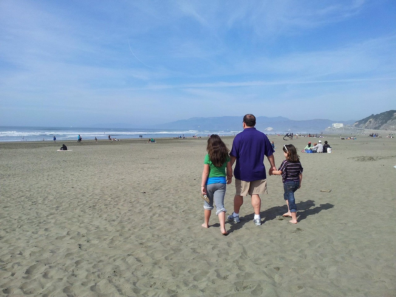 beach walk san francisco free photo