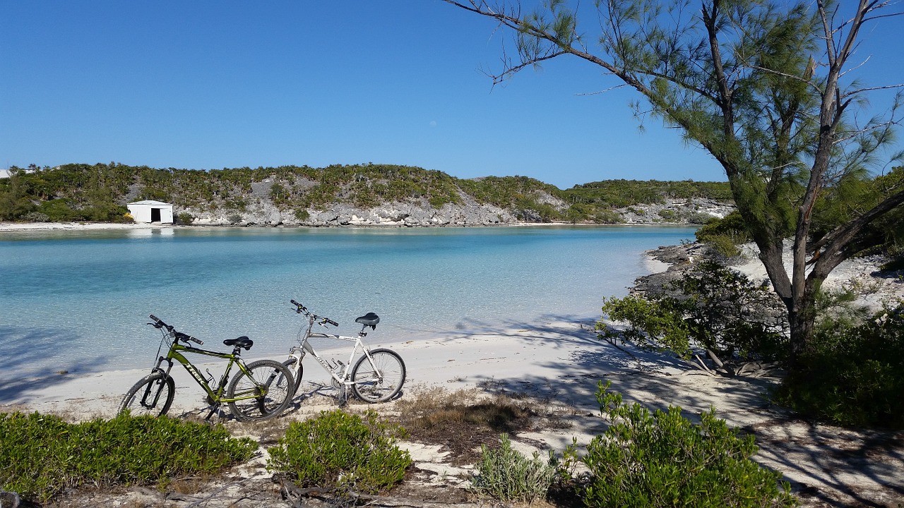 beach bikes bahamas free photo