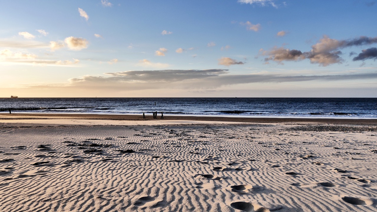 beach sunset good evening free photo