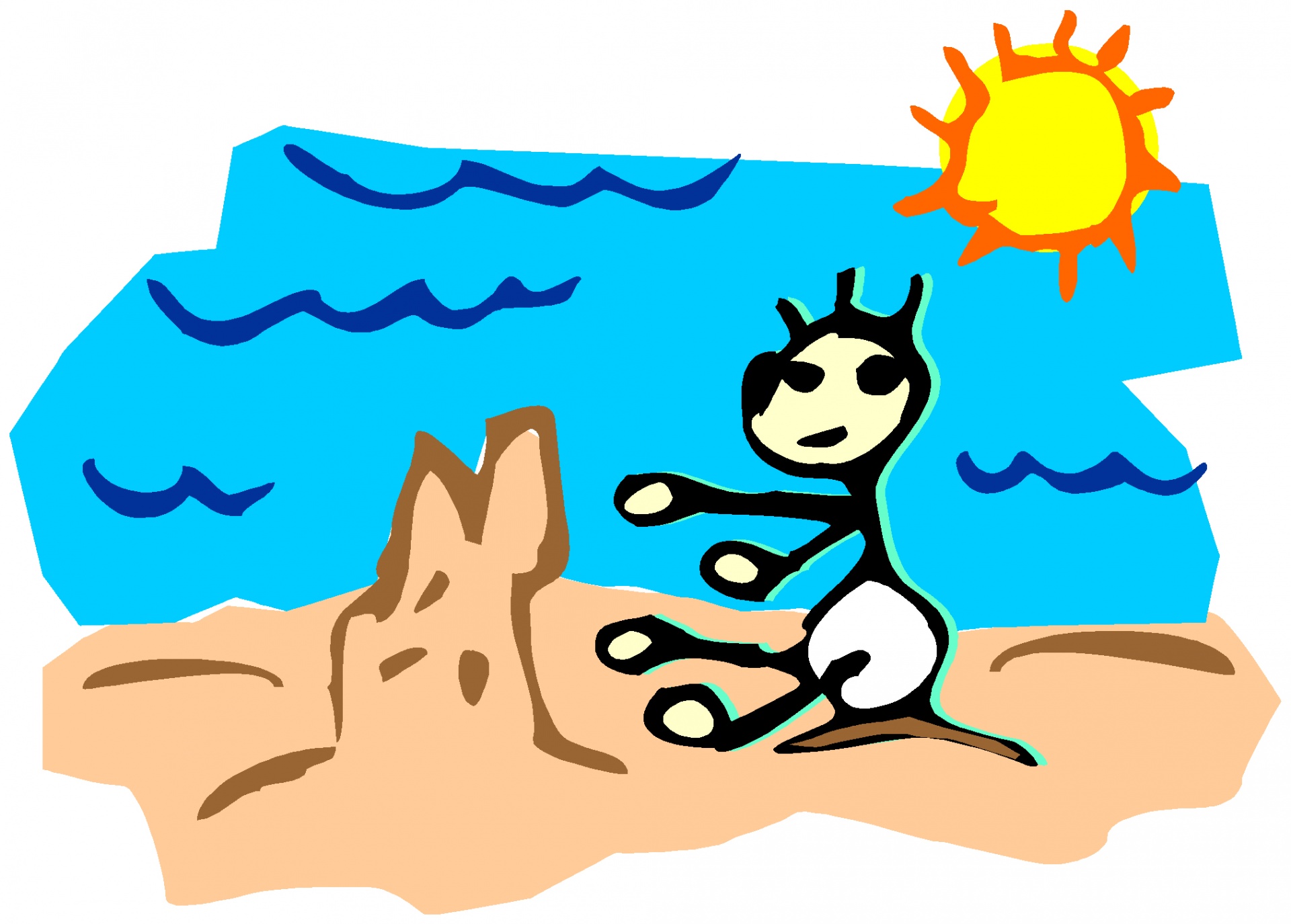 seerobbe clipart sun