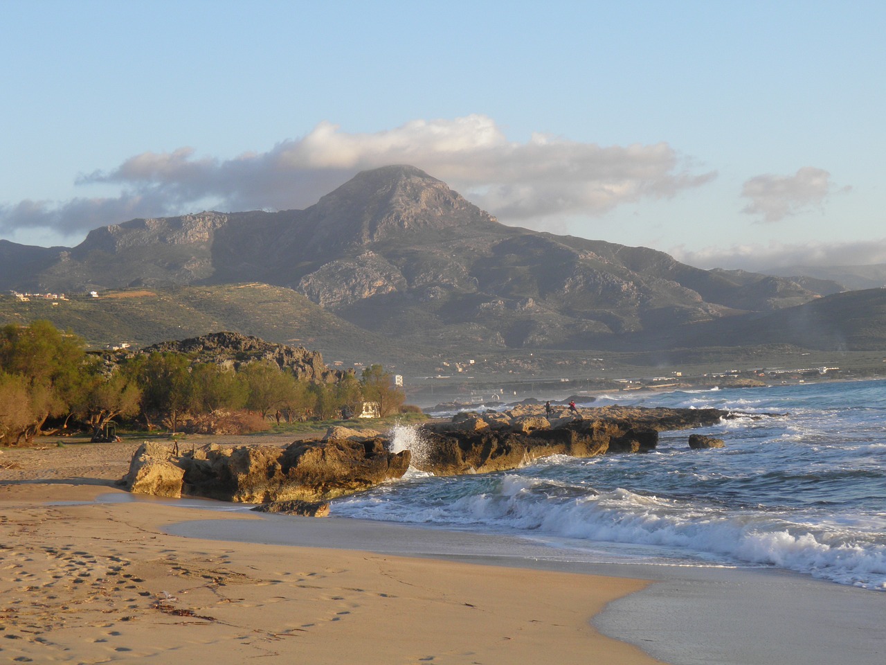 beach crete mediterranean free photo