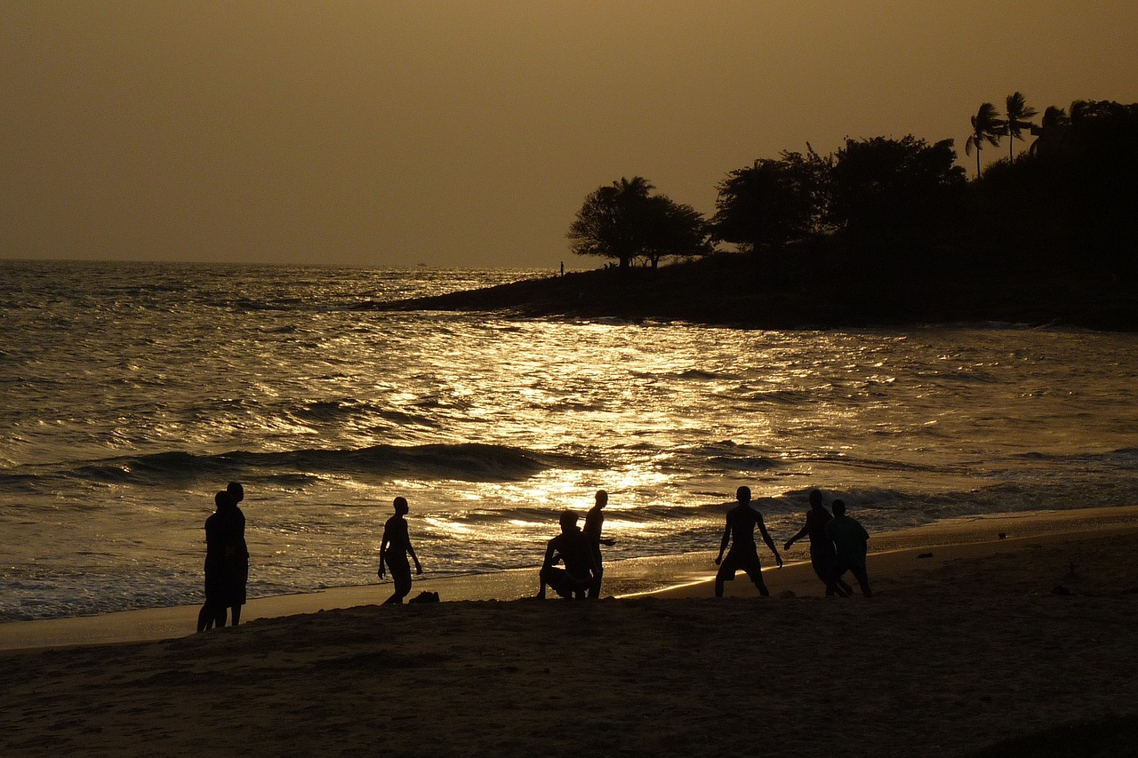 beach sea glow free photo