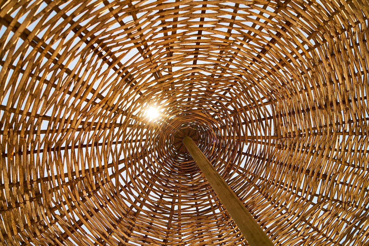 beach umbrella summer free photo