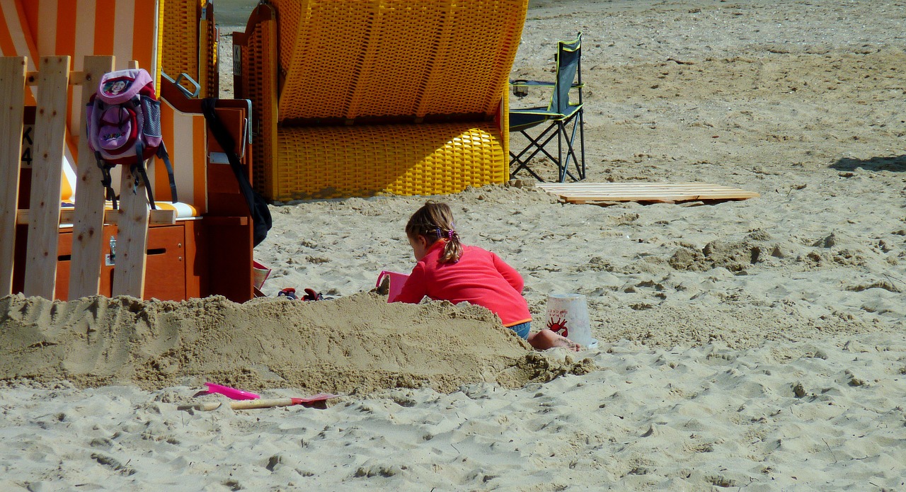 beach play beach chair free photo