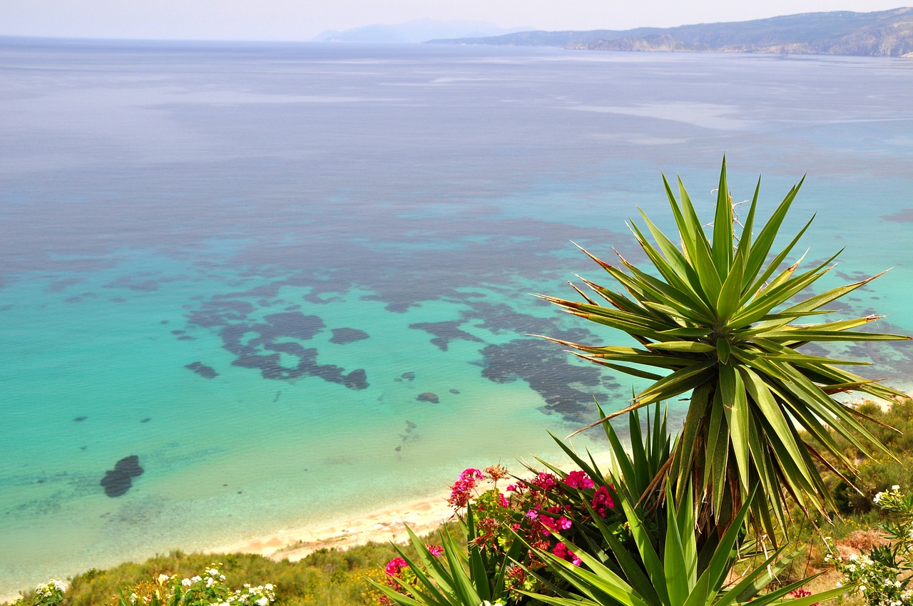 beach sea greece free photo