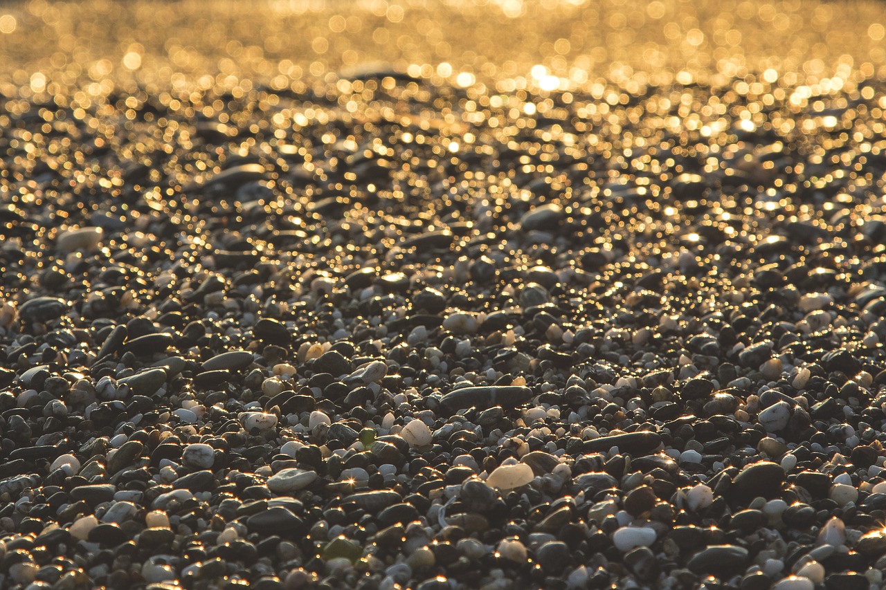 beach pebble stone free photo