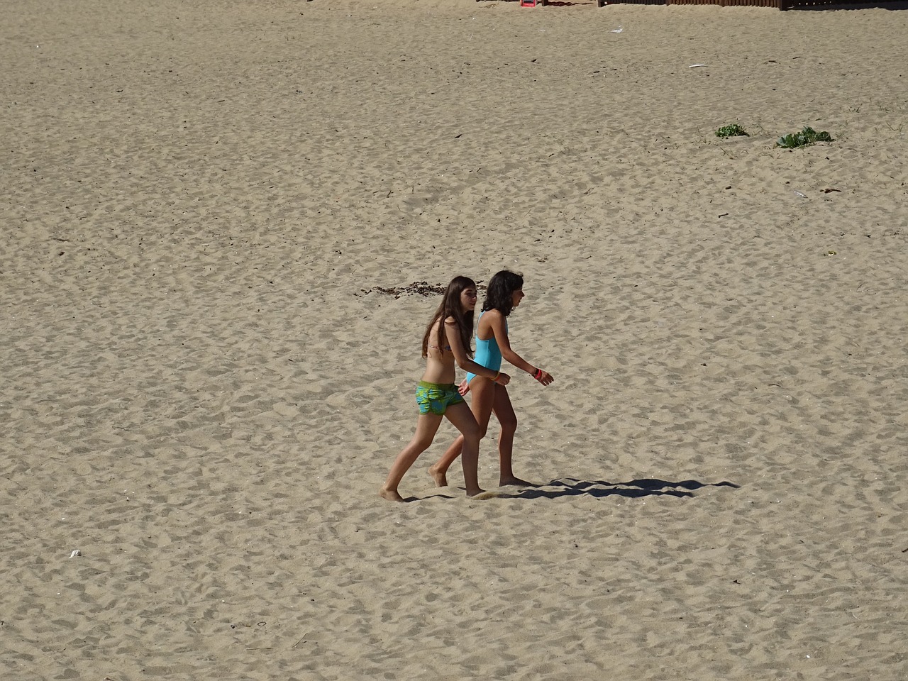 beach children sand free photo