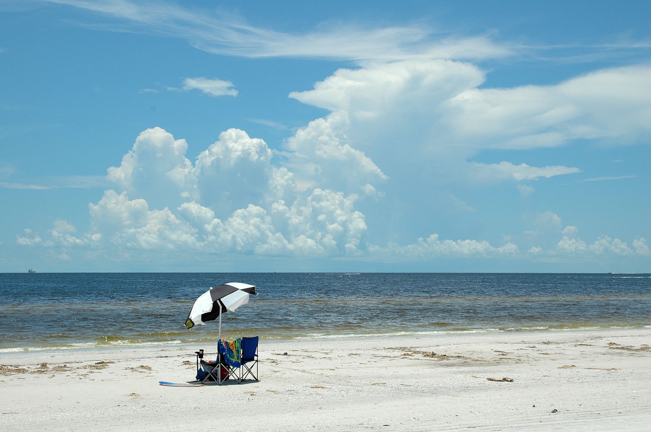 beach day beach chairs free photo