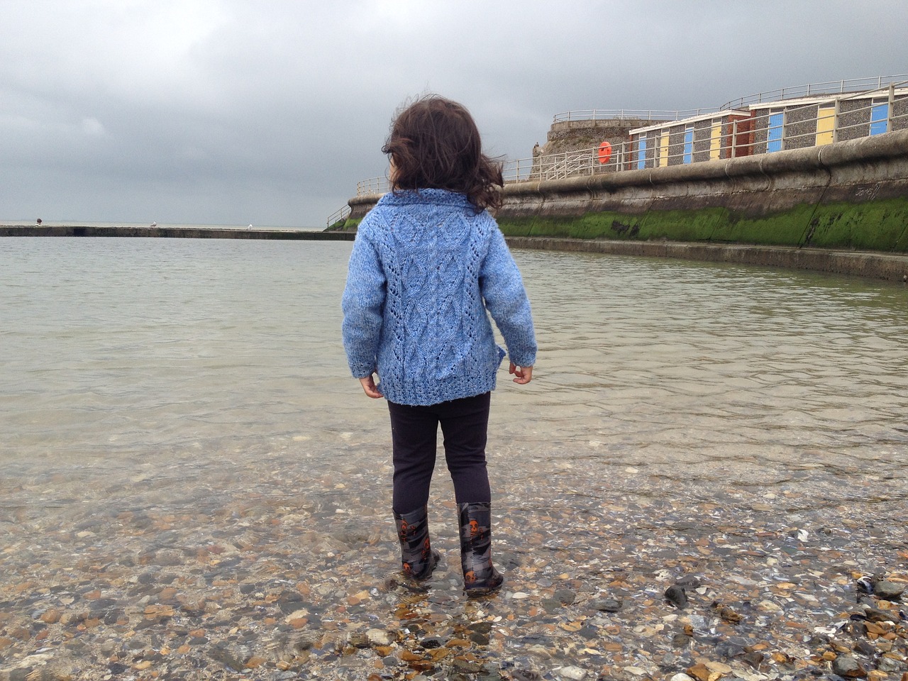 beach girl sea free photo