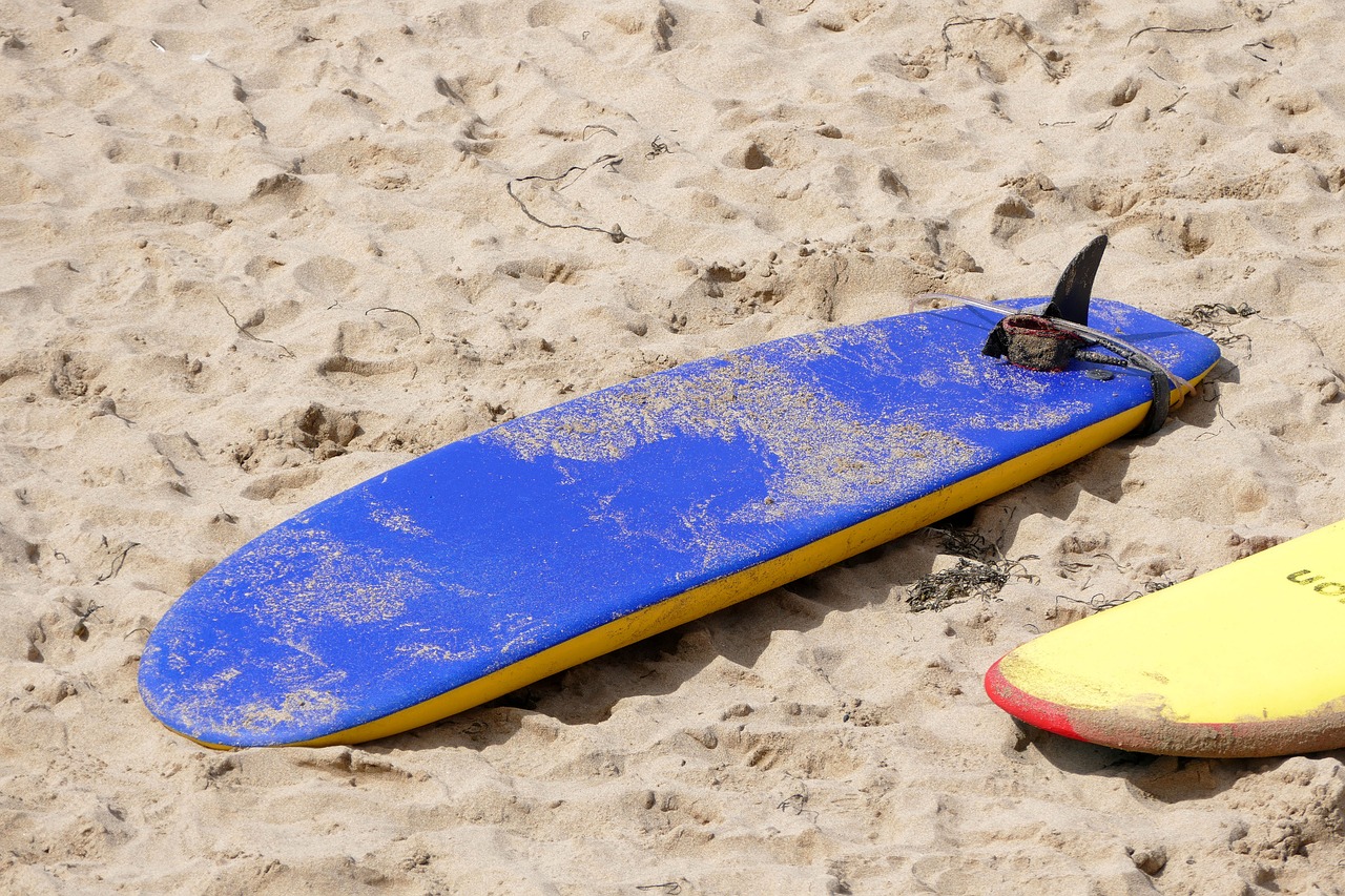 beach surf board surf free photo