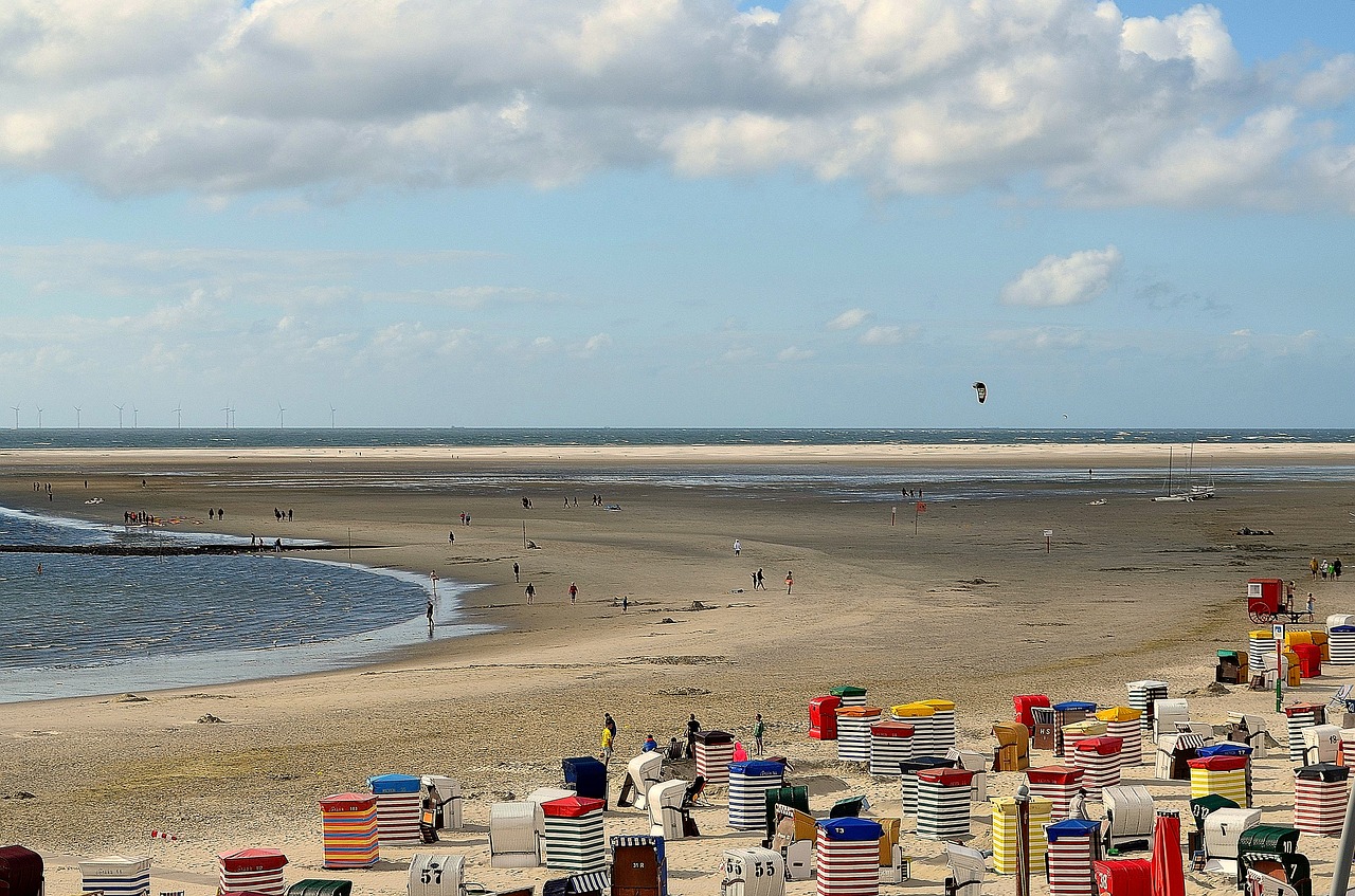 beach north sea borkum free photo