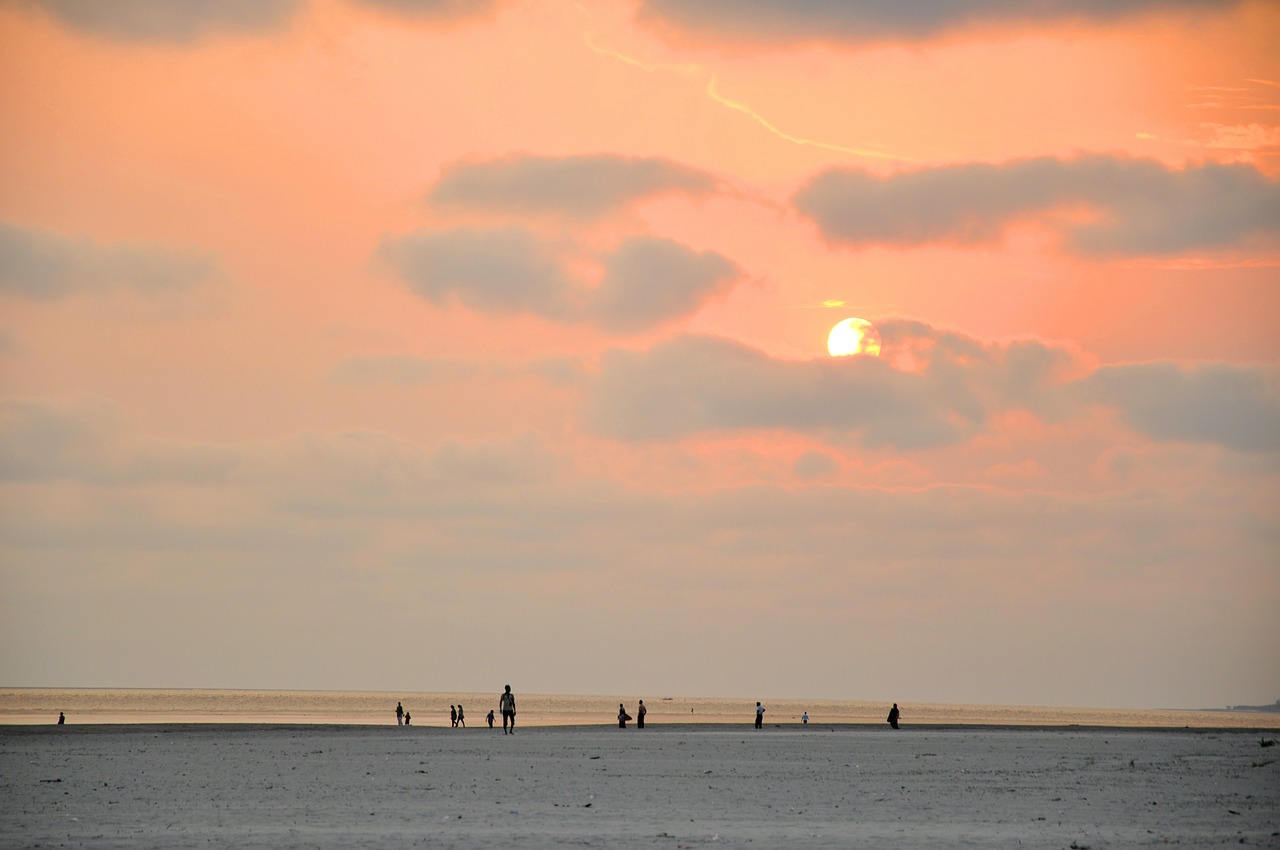 beach landscape sunset free photo