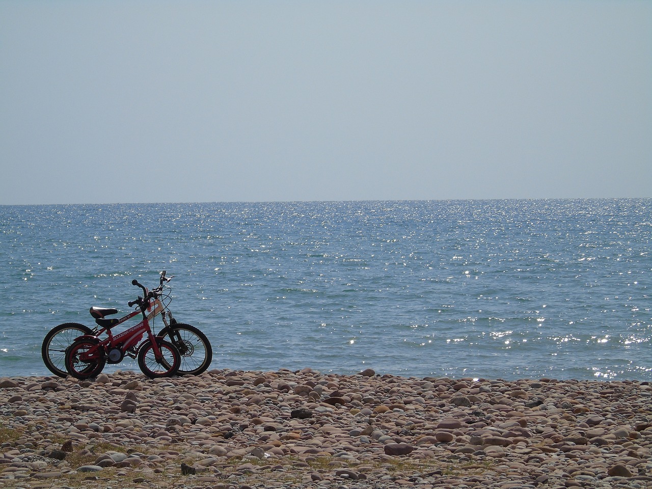 beach bicycles holiday free photo