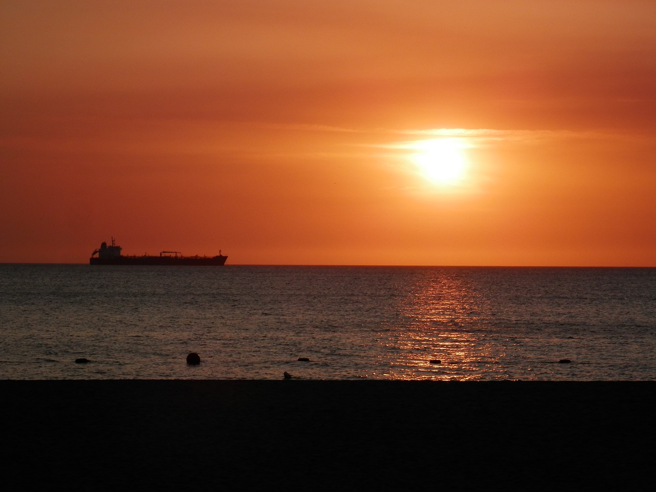 beach sunset santa marta free photo