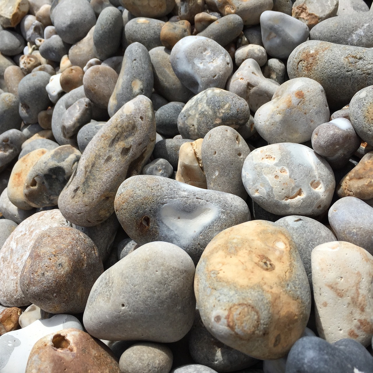 beach stones nature free photo