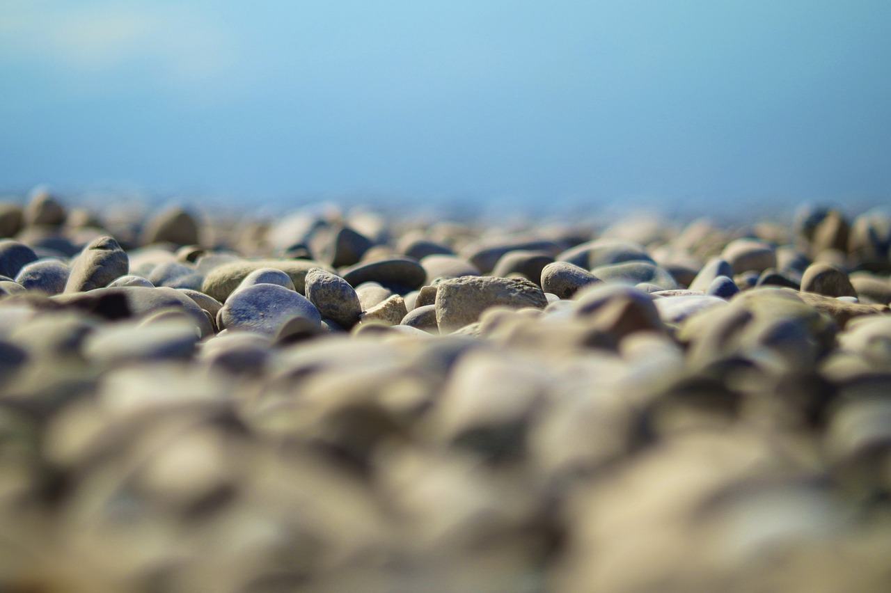 beach pebble stones free photo