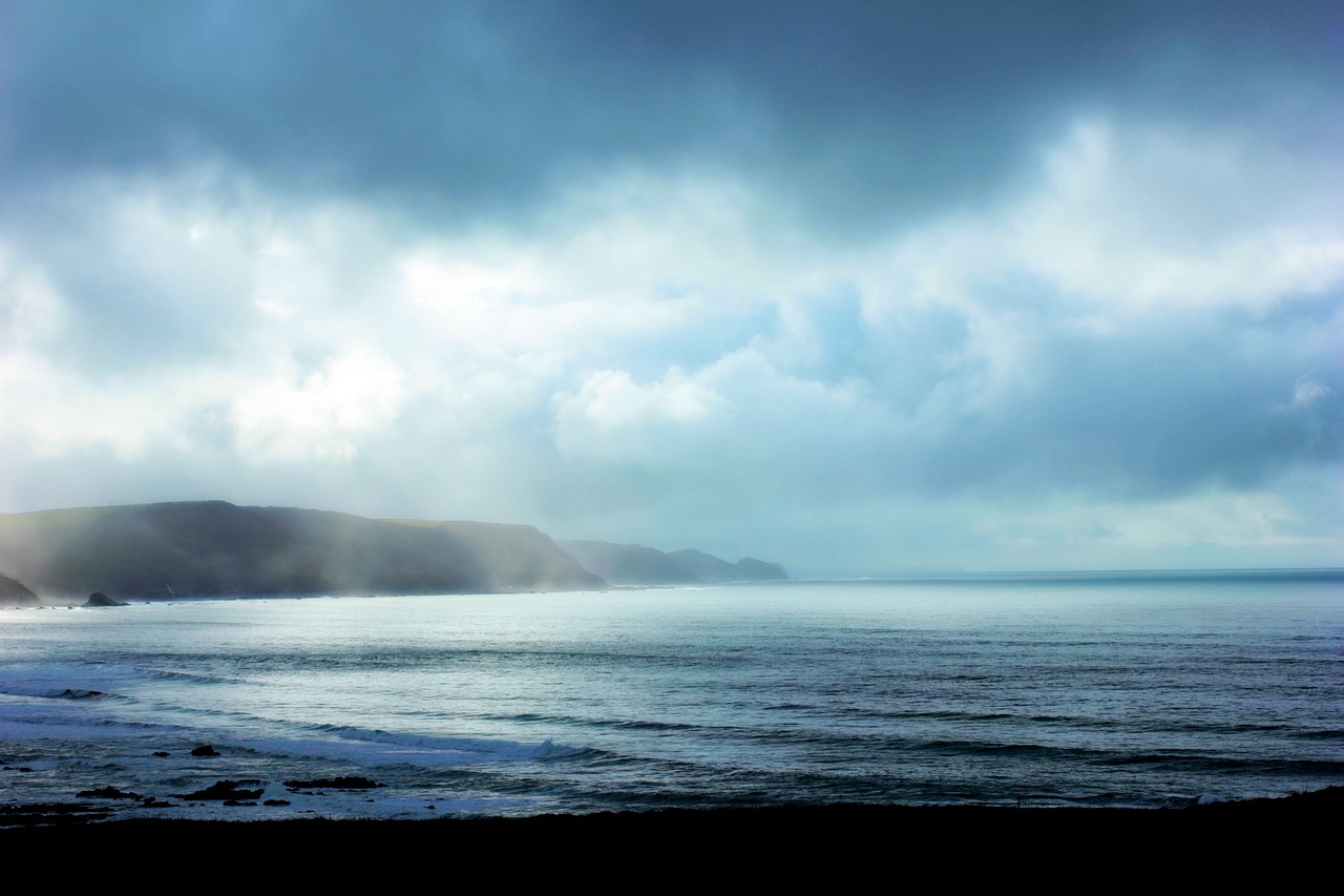 beach ocean united kingdom free photo