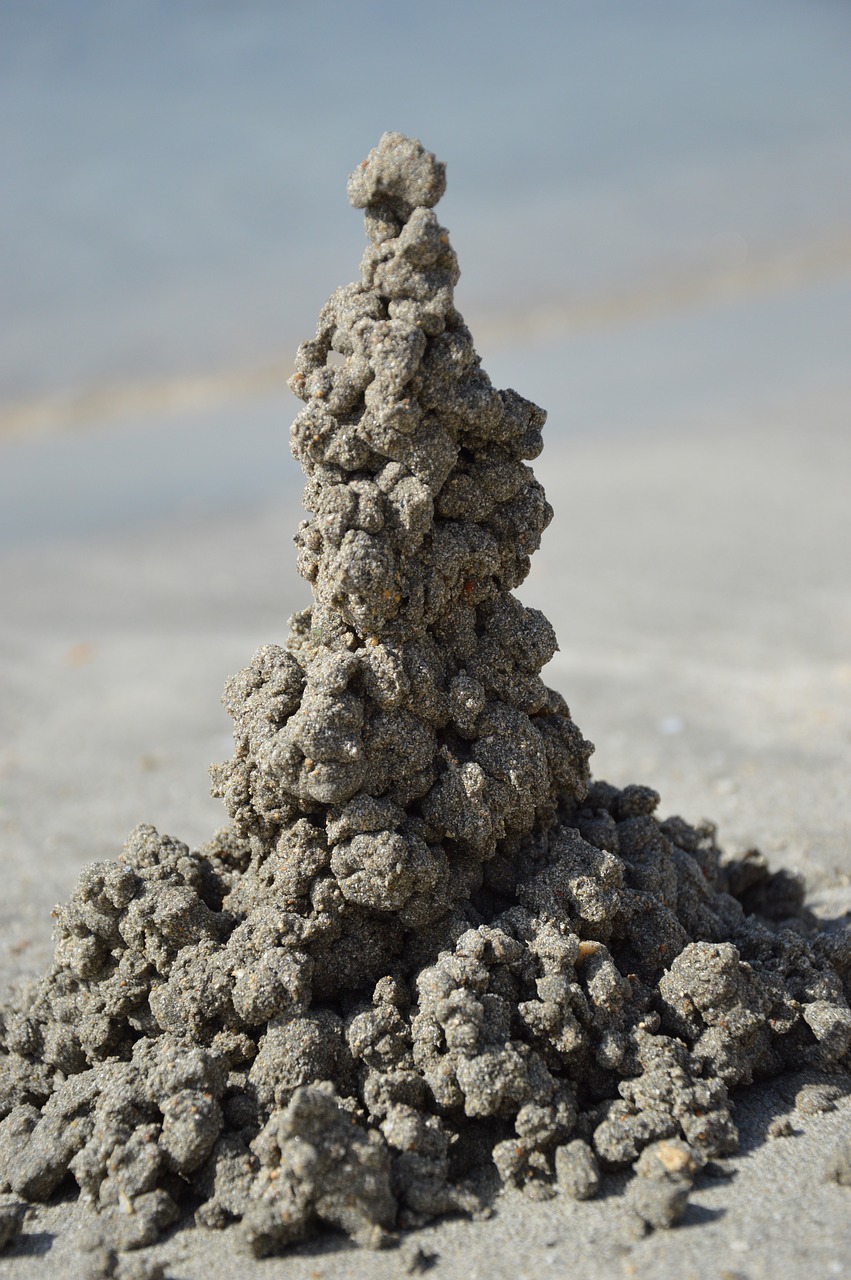 beach sand klecker castle free photo