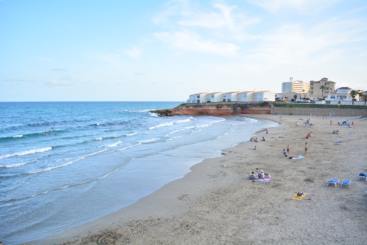 beach spain sea free photo