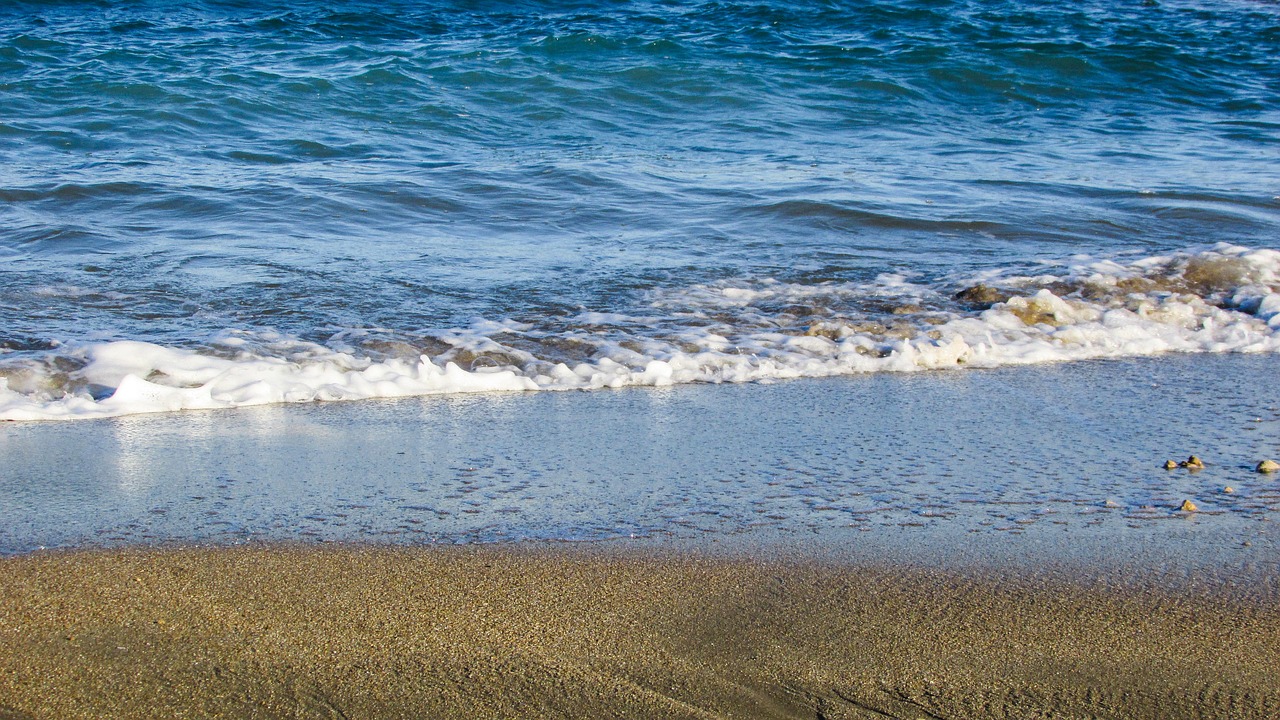 beach sand wave free photo