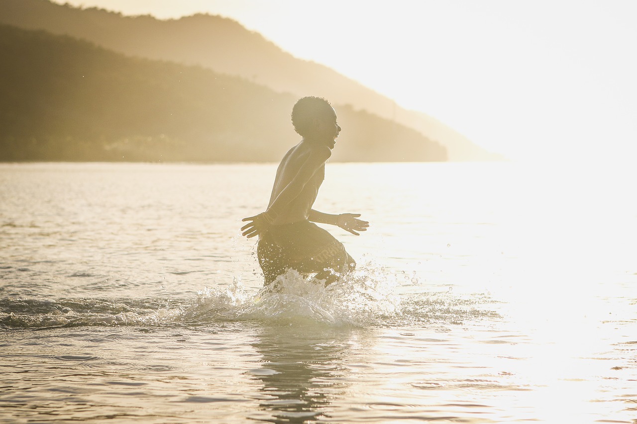 beach boy fun free photo