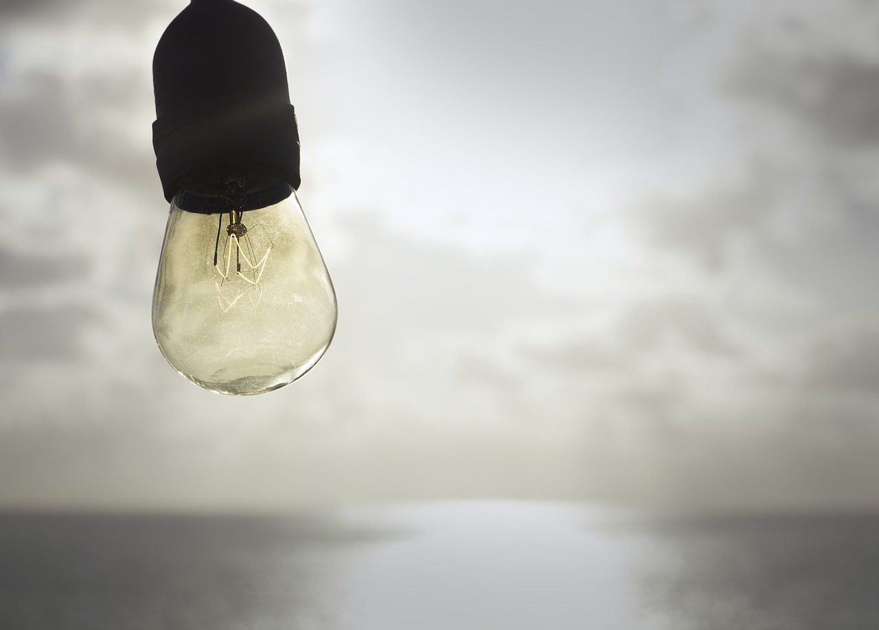 beach light light bulb free photo