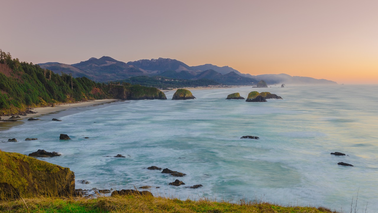 beach coast dawn free photo