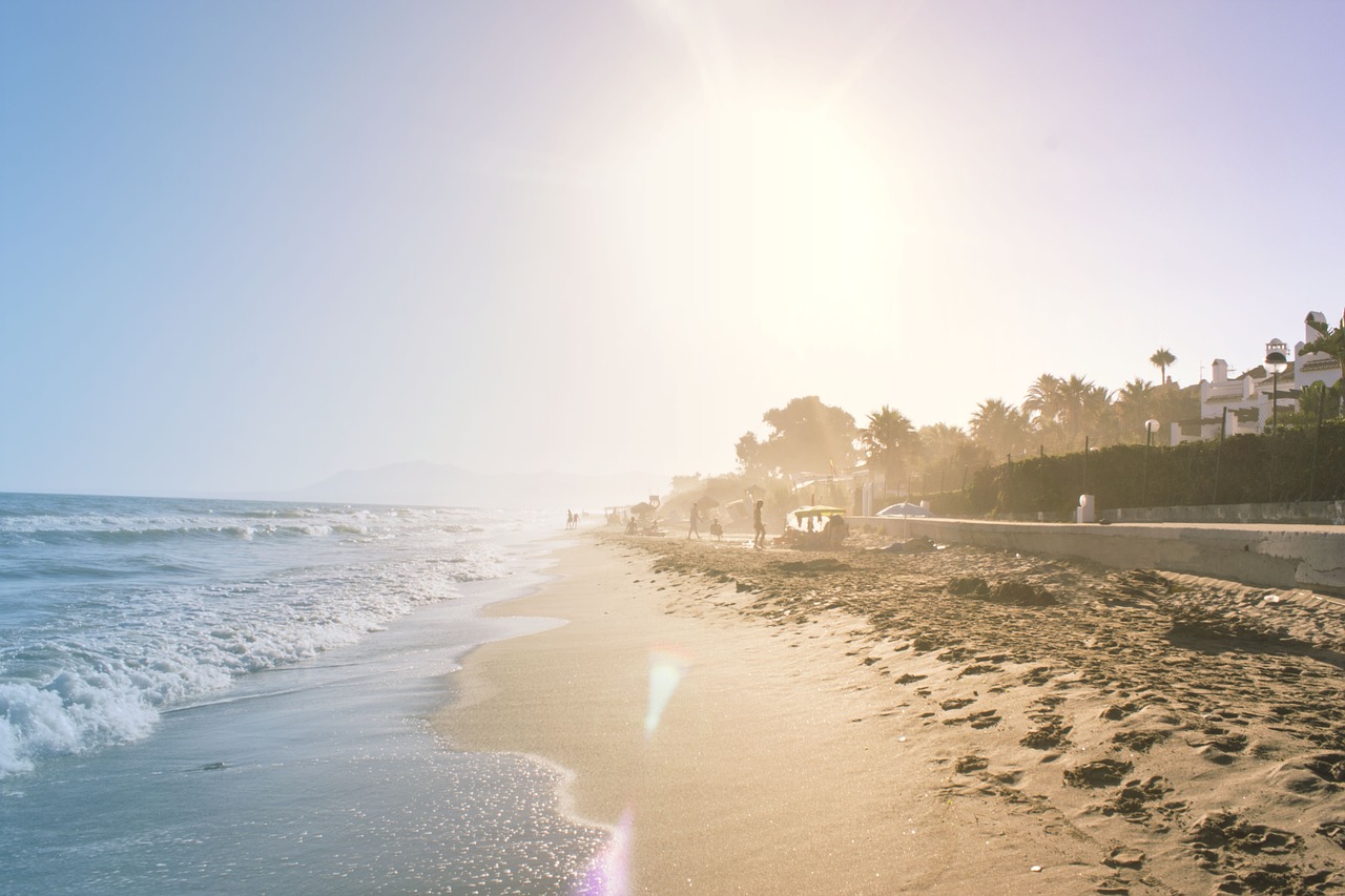 beach building coast free photo