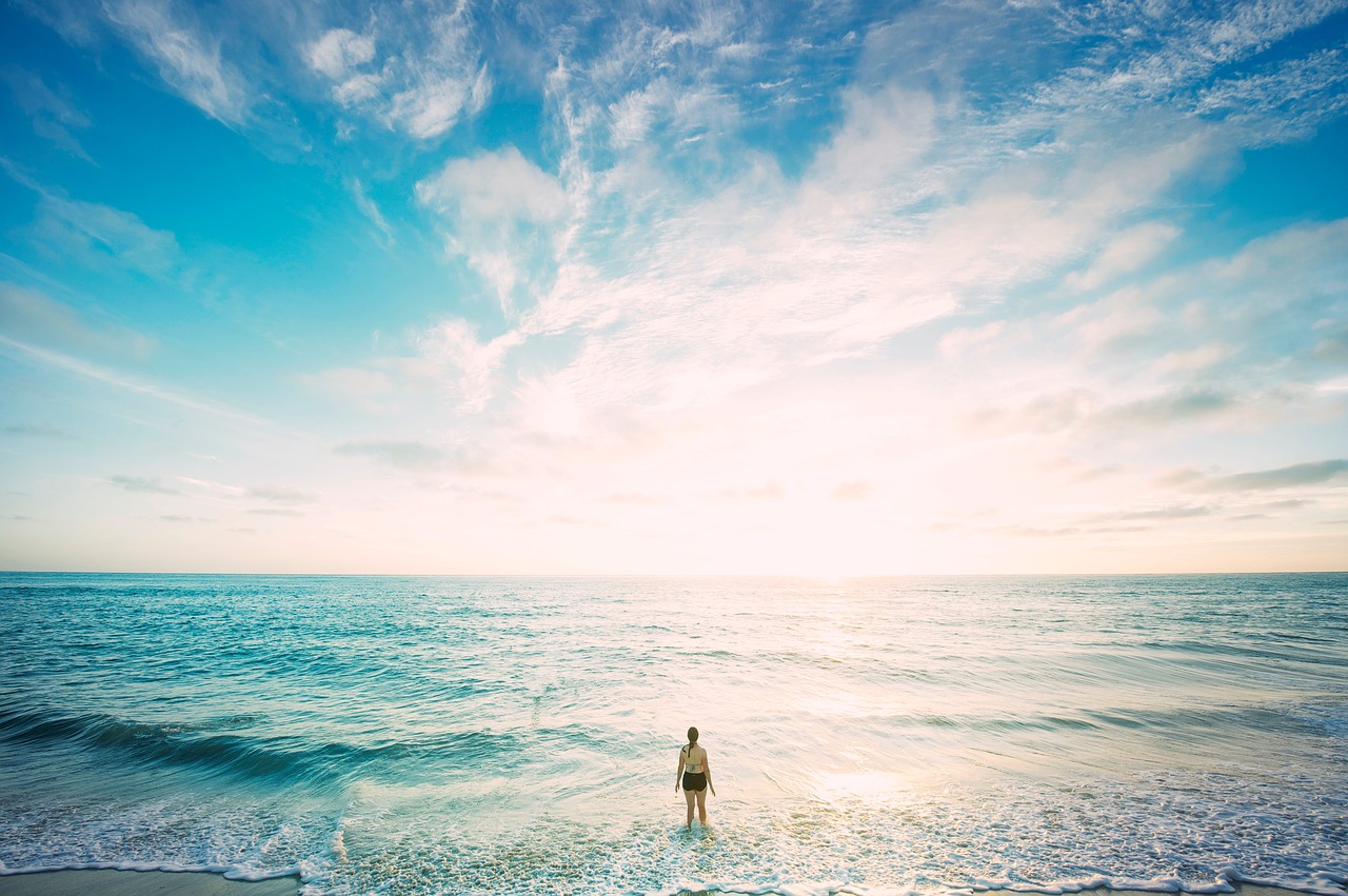 beach horizon nature free photo