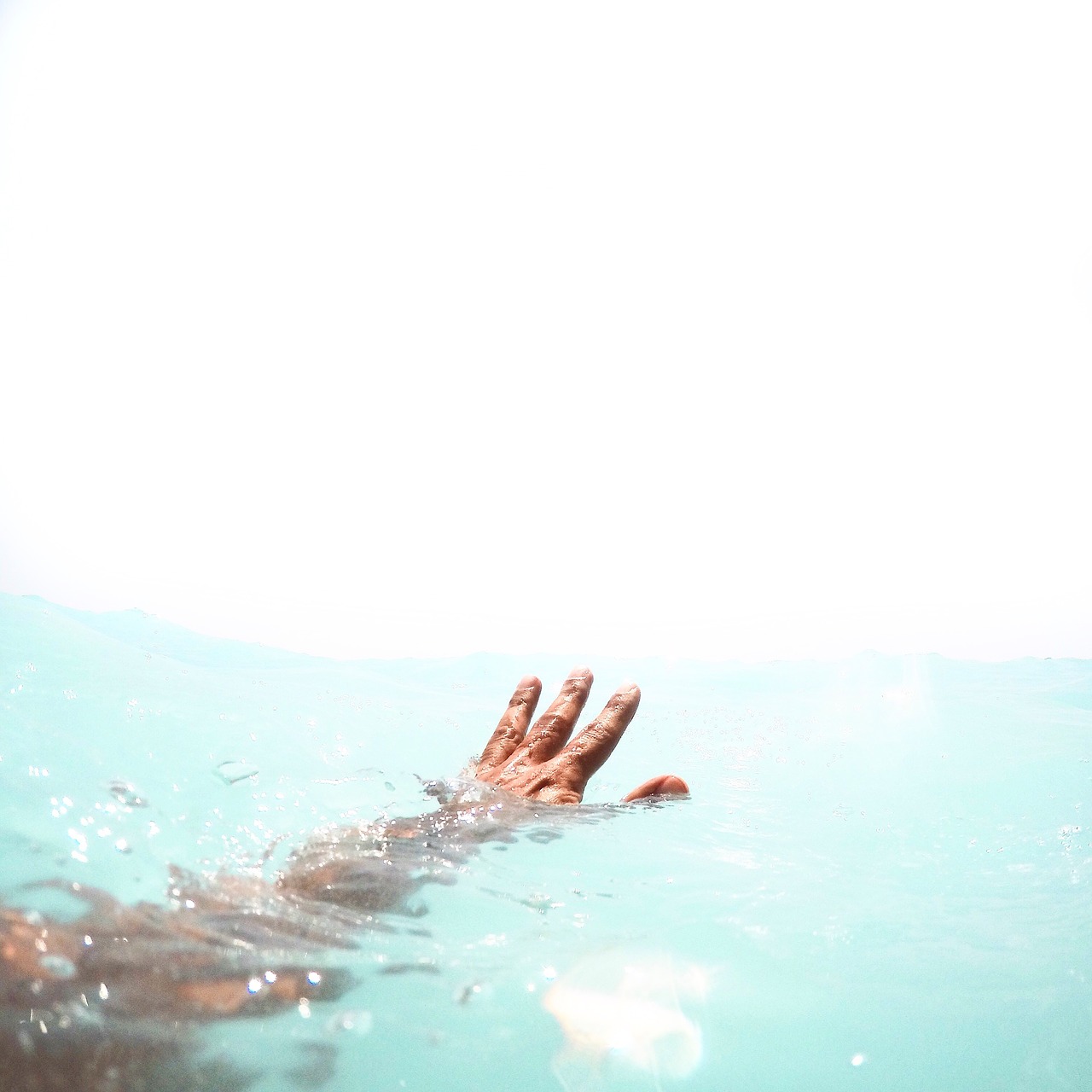 beach fingers hand free photo