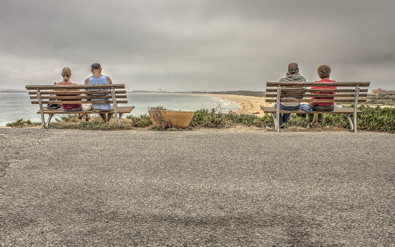 beach bench chair free photo