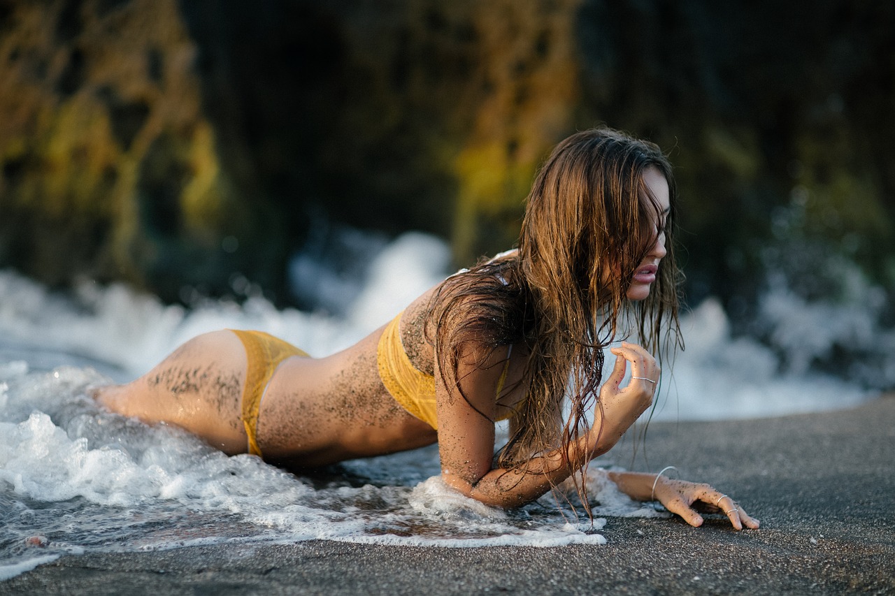 beach beautiful girl free photo