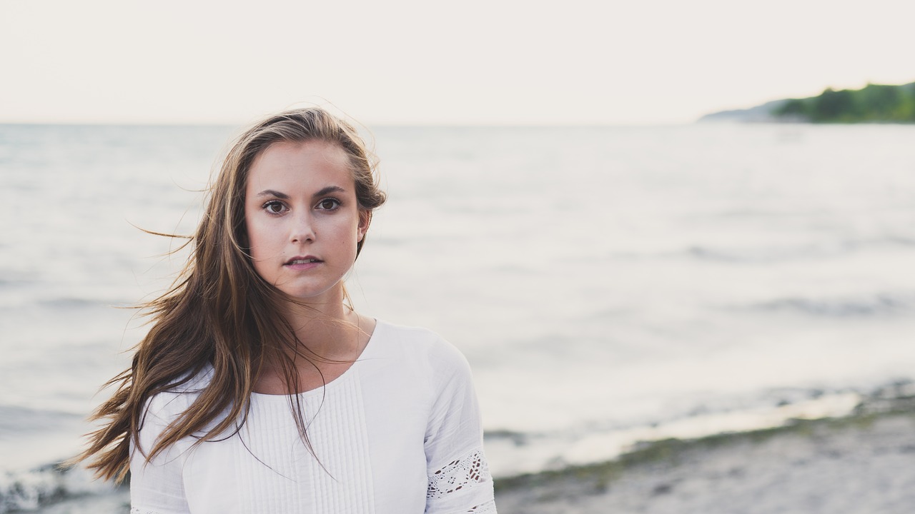 beach beautiful girl free photo