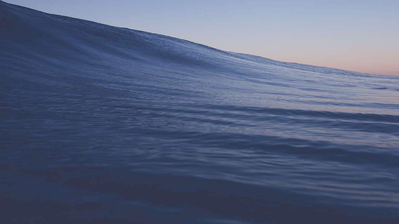 beach blue water cold free photo